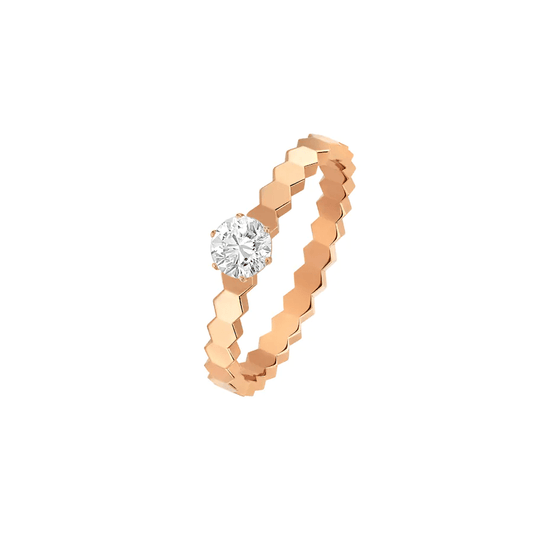 [Gaonasi]BEE LOVE RING PINK GOLD 1 DIAMOND