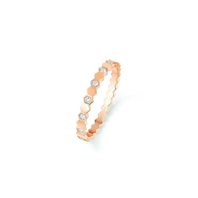 [Gaonasi]BEE LOVE RING PINK GOLD DIAMOND