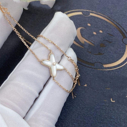 [Gaonasi]JEUX BRACELET WHITE MOP PINK GOLD 1 DIAMOND