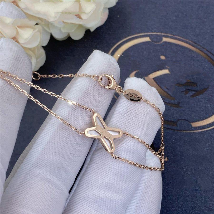 [Gaonasi]JEUX BRACELET WHITE MOP PINK GOLD 1 DIAMOND
