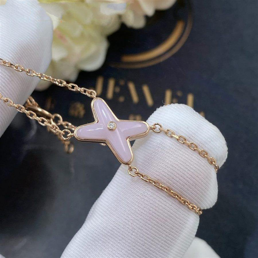 [Gaonasi]JEUX BRACELET PINK MOP PINK GOLD 1 DIAMOND