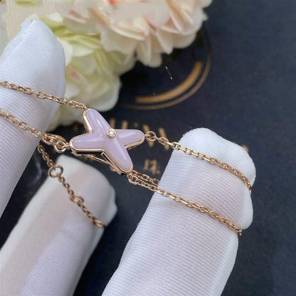 [Gaonasi]JEUX BRACELET PINK MOP PINK GOLD 1 DIAMOND