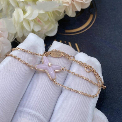 [Gaonasi]JEUX BRACELET PINK MOP PINK GOLD 1 DIAMOND