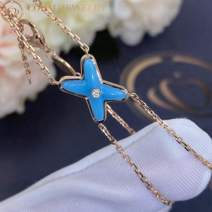 [Gaonasi]JEUX BRACELET TURQUOISE PINK GOLD 1 DIAMOND