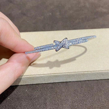 [Gaonasi]JEUX DE BRACELET DIAMONDS SILVER