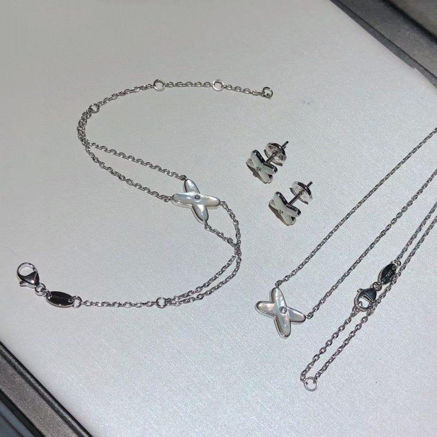 [Gaonasi]JEUX BRACELET WHITE MOP SILVER 1 DIAMOND
