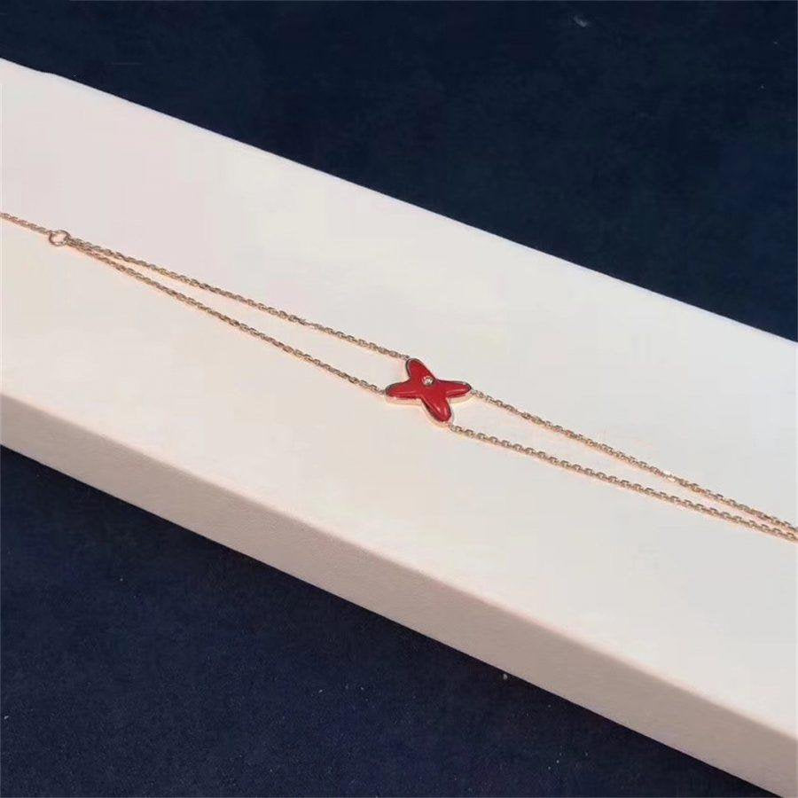 [Gaonasi]JEUX BRACELET CARNELIAN PINK GOLD 1 DIAMOND