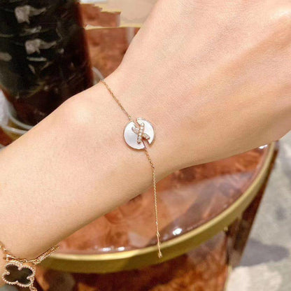 [Gaonasi]JEUX DE BRACELET MOP PINK GOLD DIAMONDS