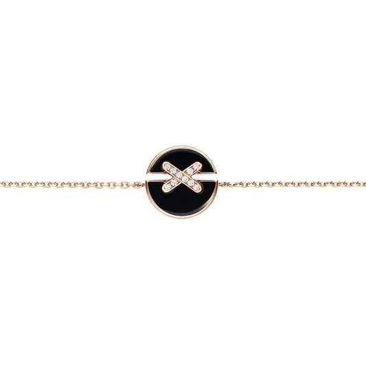 [Gaonasi]JEUX DE BRACELET ONYX PINK GOLD DIAMOND