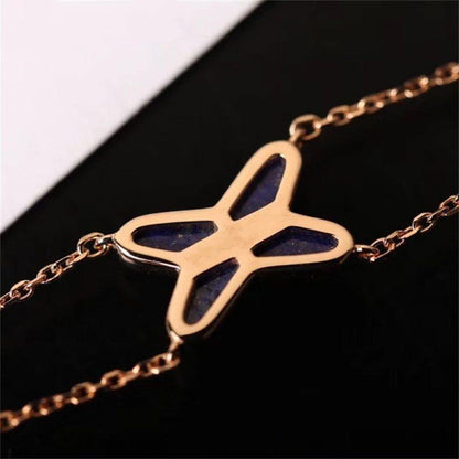 [Gaonasi]Hollow Design Four-Leaf Clover Flower Shape Ring