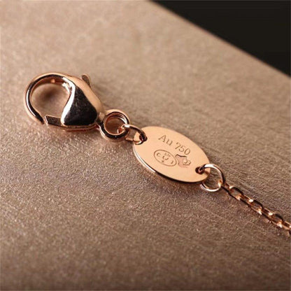 [Gaonasi]Hollow Design Four-Leaf Clover Flower Shape Ring