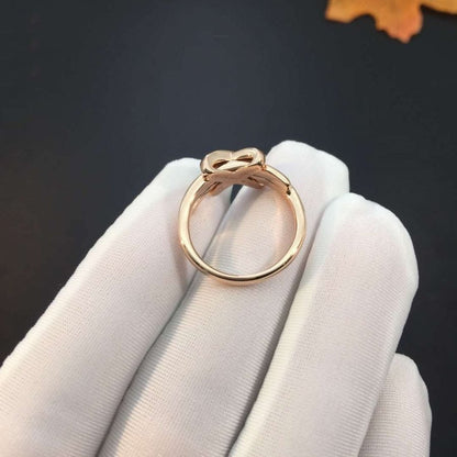 [Gaonasi]JEUX DE PINK GOLD DIAMOND RING