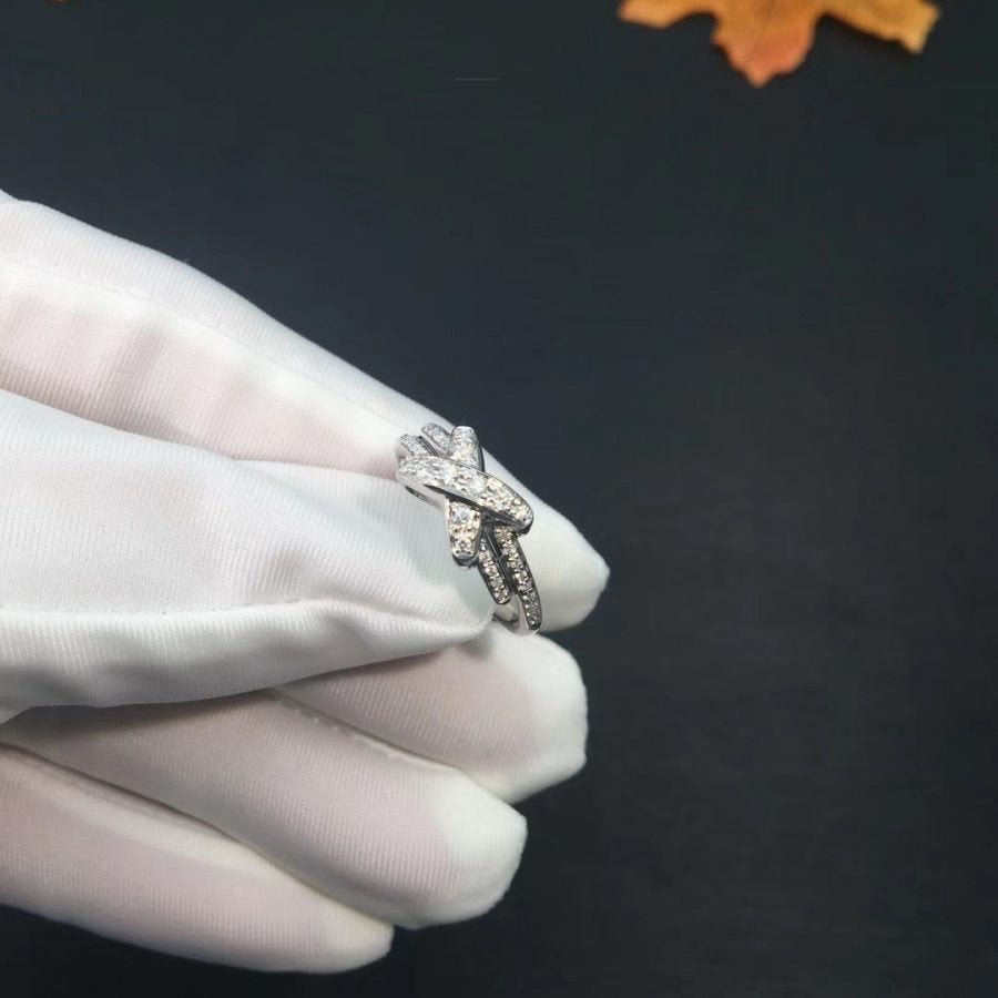 [Gaonasi]JEUX DE SILVER DIAMOND RING
