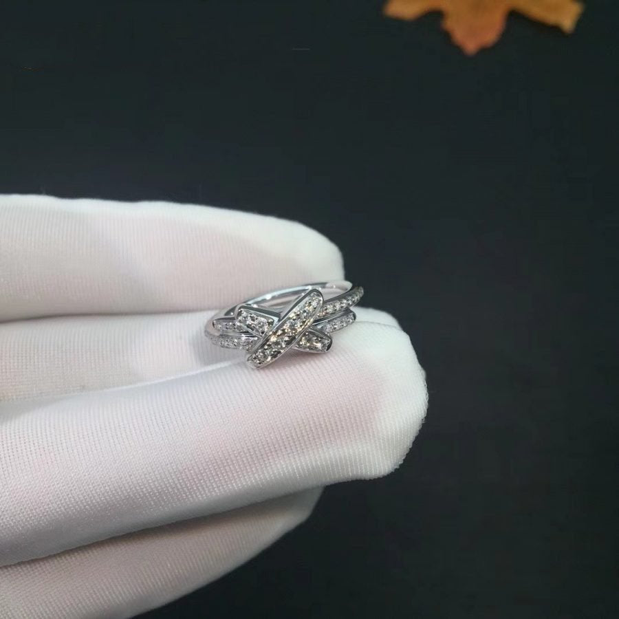 [Gaonasi]JEUX DE SILVER DIAMOND RING