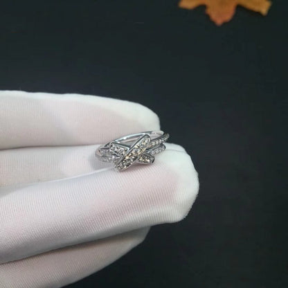 [Gaonasi]JEUX DE SILVER DIAMOND RING