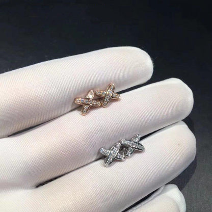 [Gaonasi]JEUX DE DIAMOND EARRINGS