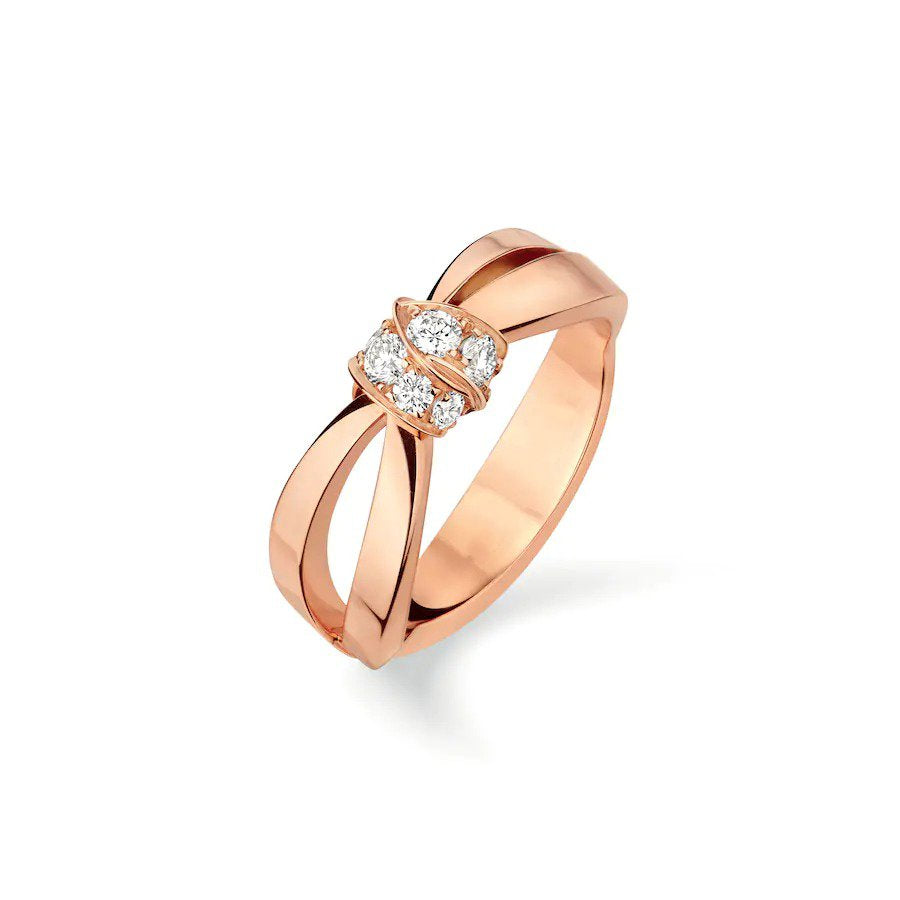 [Gaonasi]LIENS RING PINK GOLD DIAMOND