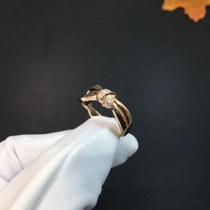 [Gaonasi]LIENS RING PINK GOLD DIAMOND