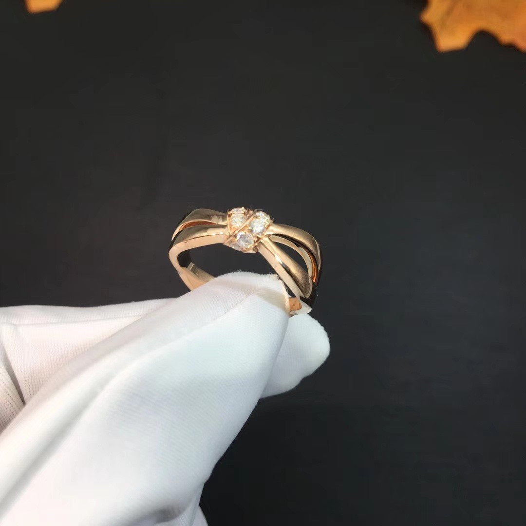 [Gaonasi]LIENS RING PINK GOLD DIAMOND