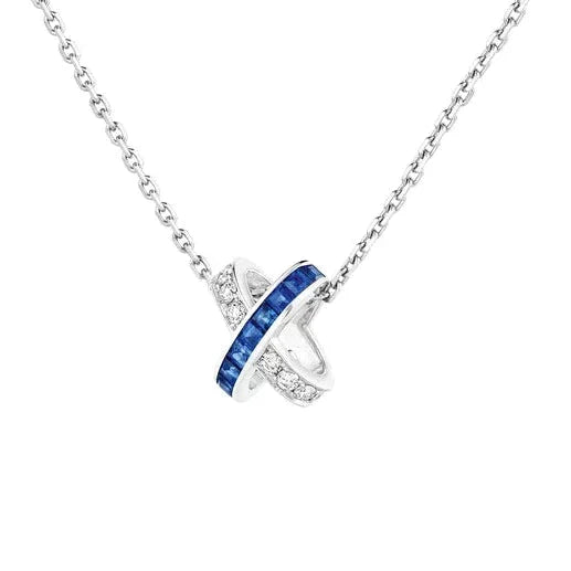 [Gaonasi]LIENS DIAMOND SILVER NECKLACE