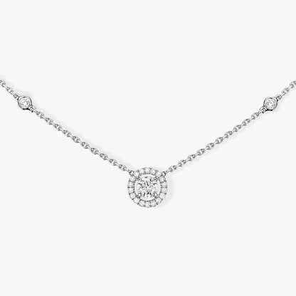 [Cadisa]Diamond Necklace 0,20ct Brilliant Shape Joy