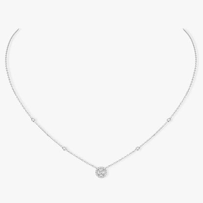 [Cadisa]Diamond Necklace 0,20ct Brilliant Shape Joy