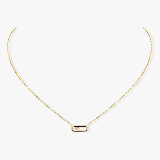 [Cadisa]MOVE UNO DIAMOND NECKLACE