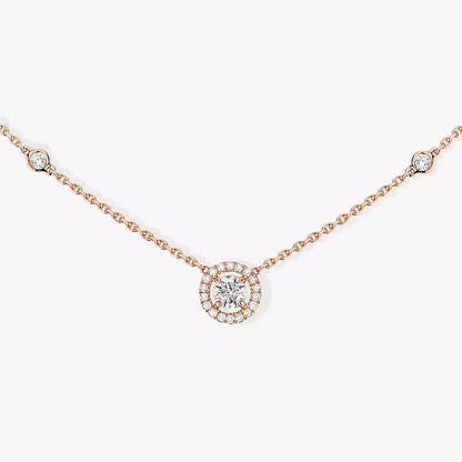 [Cadisa]Diamond Necklace 0,20ct Brilliant Shape Joy