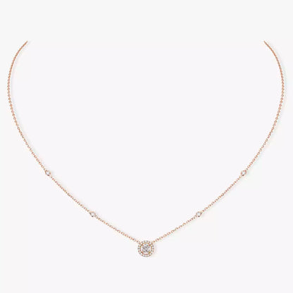 [Cadisa]Diamond Necklace 0,20ct Brilliant Shape Joy
