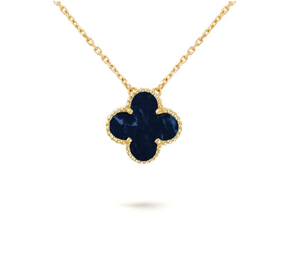 [Gaonasi]CLOVER 15MM SINGLE FLOWER NECKLACE COLLECTION