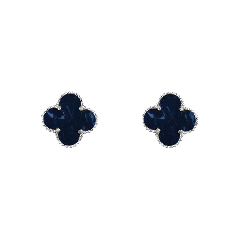 [Gaonasi]CLOVER SILVER 15MM EARRINGS COLLECTION