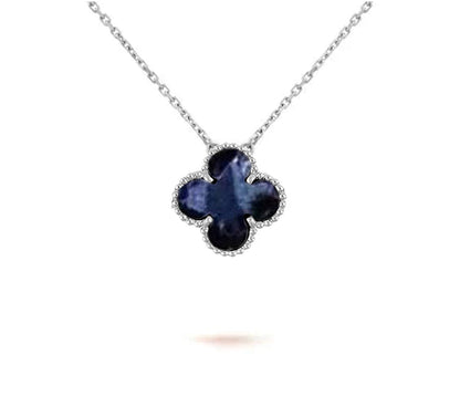 [Gaonasi]CLOVER 15MM NECKLACE SILVER COLLECTION
