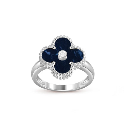 [Gaonasi]CLOVER SILVER DIOMND RING COLLECTION