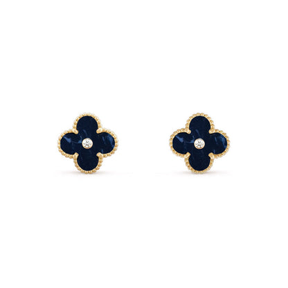[Gaonasi]CLOVER  15MM DIAMOND EARRINGS COLLECTION