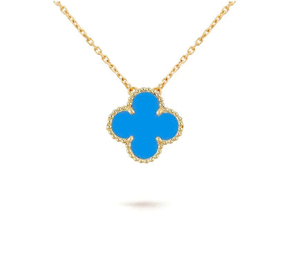 [Gaonasi]CLOVER 15MM SINGLE FLOWER NECKLACE COLLECTION