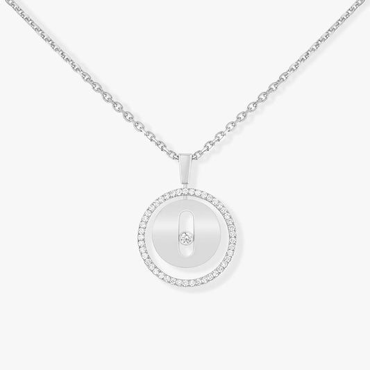 [Cadisa]LUCKY MOVE PM NECKLACE SILVER DIAMOND