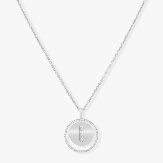 [Cadisa]LUCKY MOVE MM SILVER DIAMOND NECKLACE