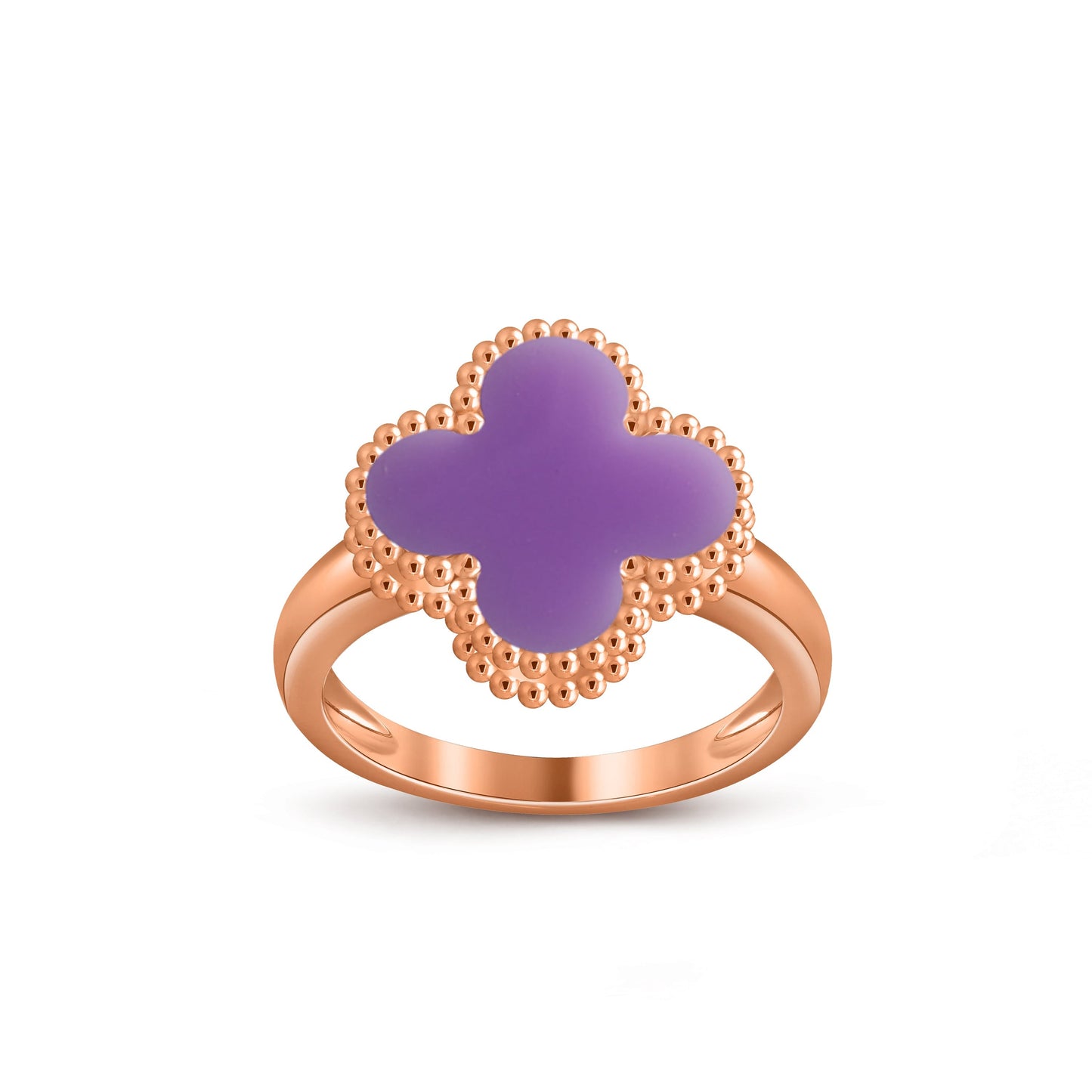 [Gaonasi]CLOVER RING ROSE GOLD COLLECTION