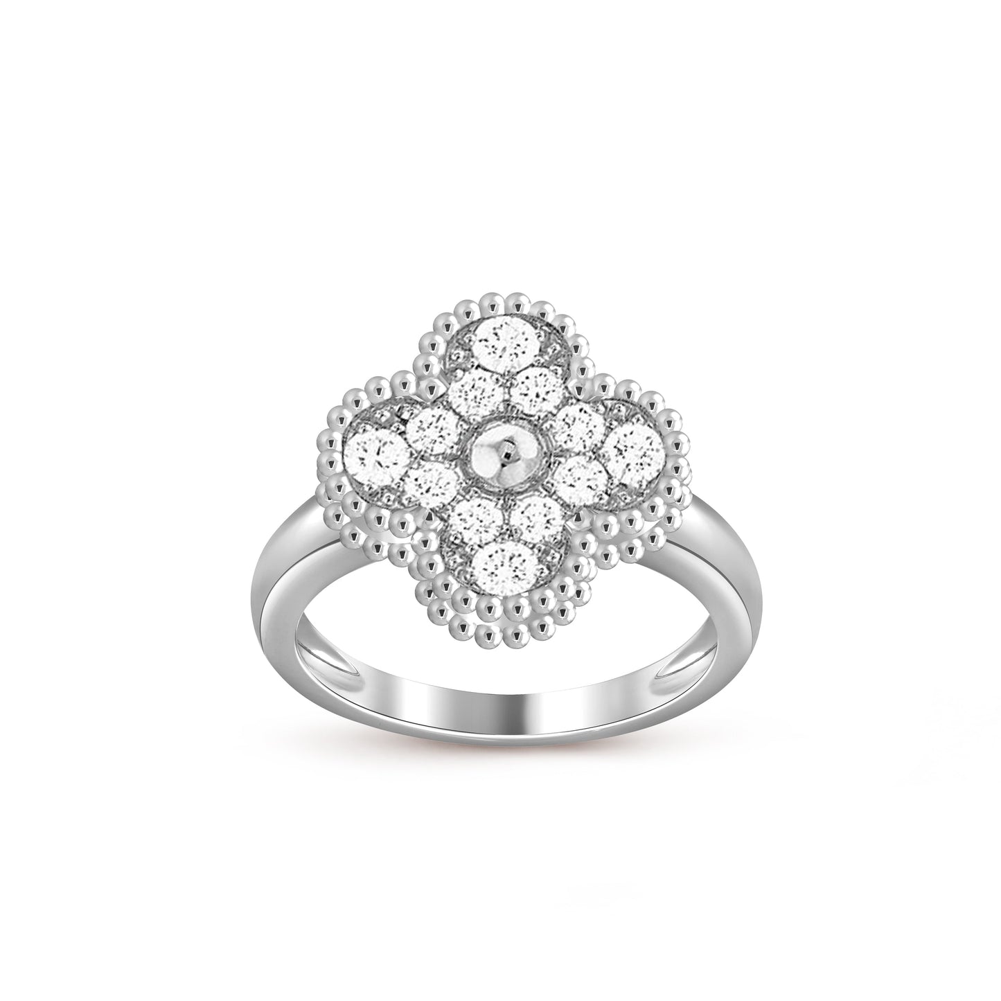 [Gaonasi]CLOVER SILVER RING COLLECTION