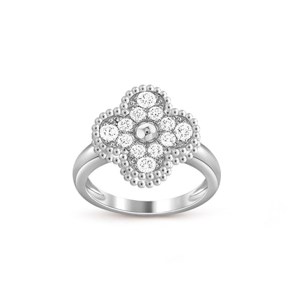 [Gaonasi]CLOVER SILVER RING COLLECTION