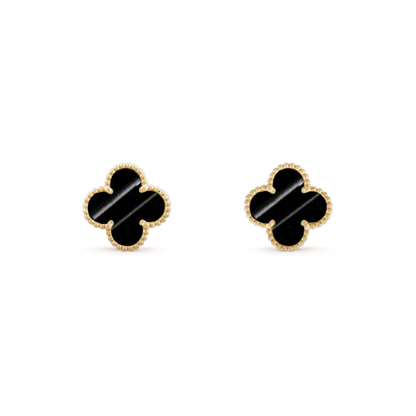 [Gaonasi]CLOVER 15MM EARRINGS COLLECTION