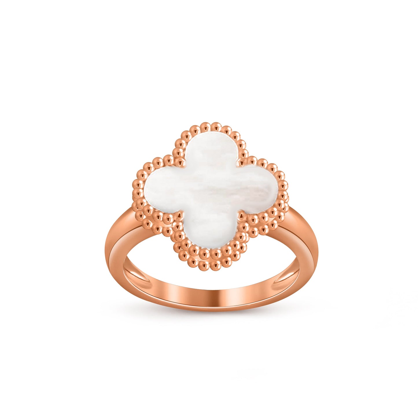 [Gaonasi]CLOVER RING ROSE GOLD COLLECTION