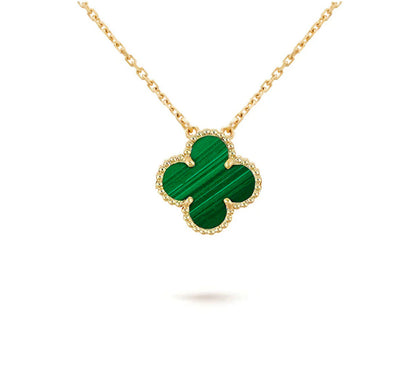 [Gaonasi]CLOVER 15MM SINGLE FLOWER NECKLACE COLLECTION