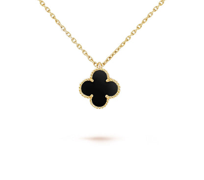 [Gaonasi]CLOVER MINI 9.5MM CARNELIANS NECKLACE COLLECTION
