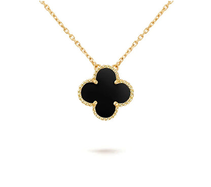 [Gaonasi]CLOVER 15MM SINGLE FLOWER NECKLACE COLLECTION