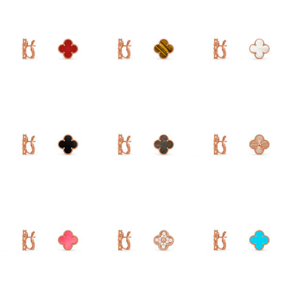 [Gaonasi]CLOVER 15MM MOP EARRINGS COLLECTION