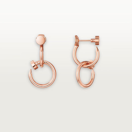 [Gaonasi Jewelry]JUSTE NO DIAMOND DOUBLE EARRINGS