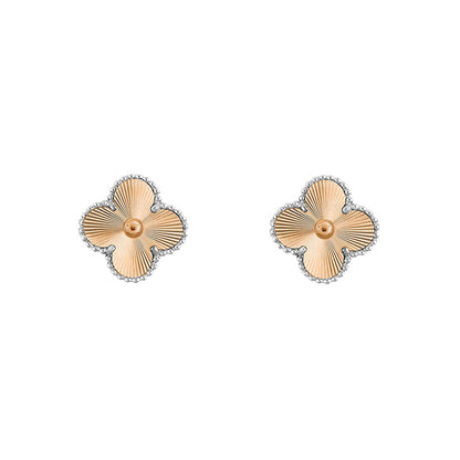 [Gaonasi]CLOVER SILVER 15MM EARRINGS COLLECTION