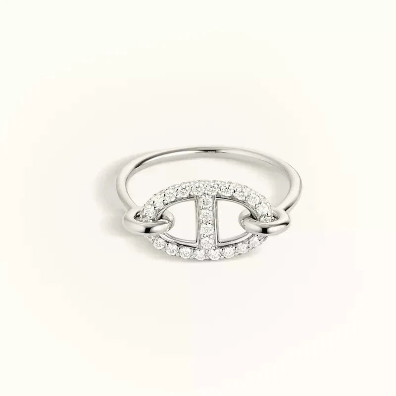 [Gaonasi]RONDE SMALL SILVER DIAMOND RING