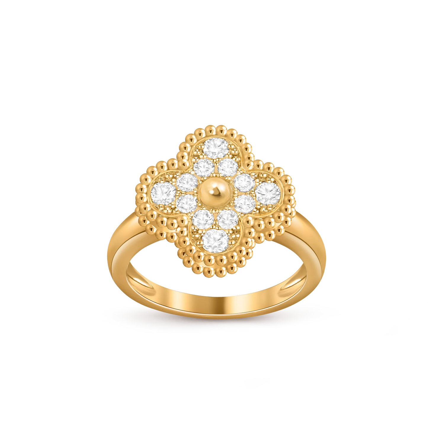 [Gaonasi]CLOVER RING GOLD COLLECTION